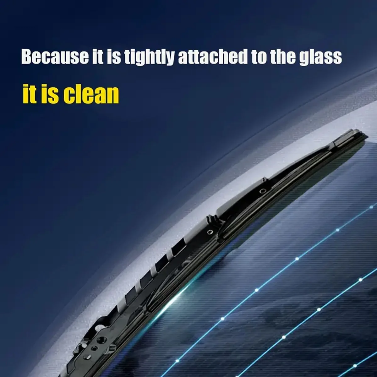 Advanced Silent Rubber Car Wiper Blade U-Shaped Frame Design Universal U/J Hook 14"16"17"18"19"20"21"22"24" Windshield Wiper - Image 3