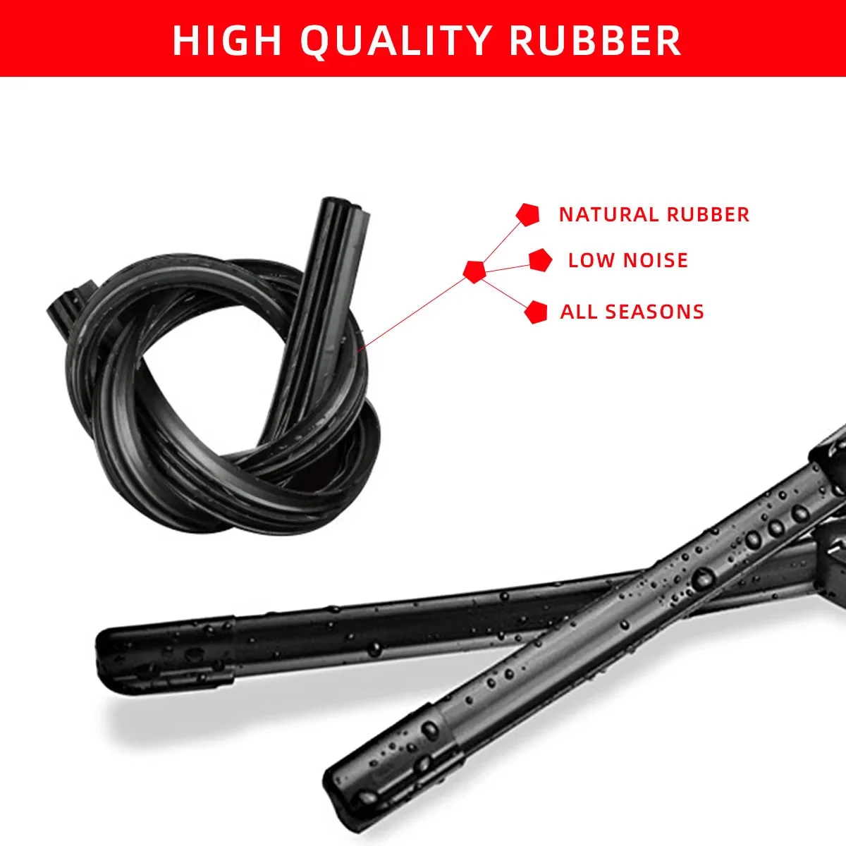 Car Windshield Wipers Are Suitable For Mitsubishi ASX Outlander Sport RVR 2010-2022 Front And Rear Windshield Wipers 24"+21"+10" - Image 5