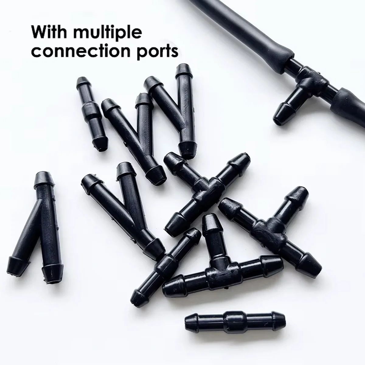 1Set Cars Wiper Spray Pipe Joint T Y I Type Windshield Washer Pipe Nozzle Wiper Cleaning Water Hose Tube Joint Accessories - Image 4